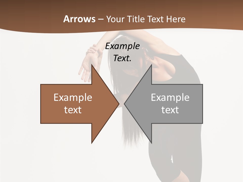 Beautiful Girl Stunt PowerPoint Template