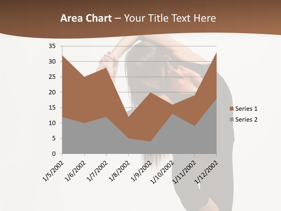 Beautiful Girl Stunt PowerPoint Template