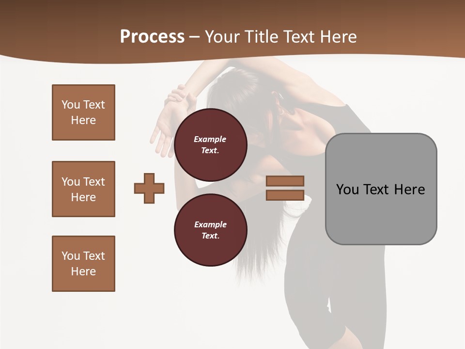 Beautiful Girl Stunt PowerPoint Template