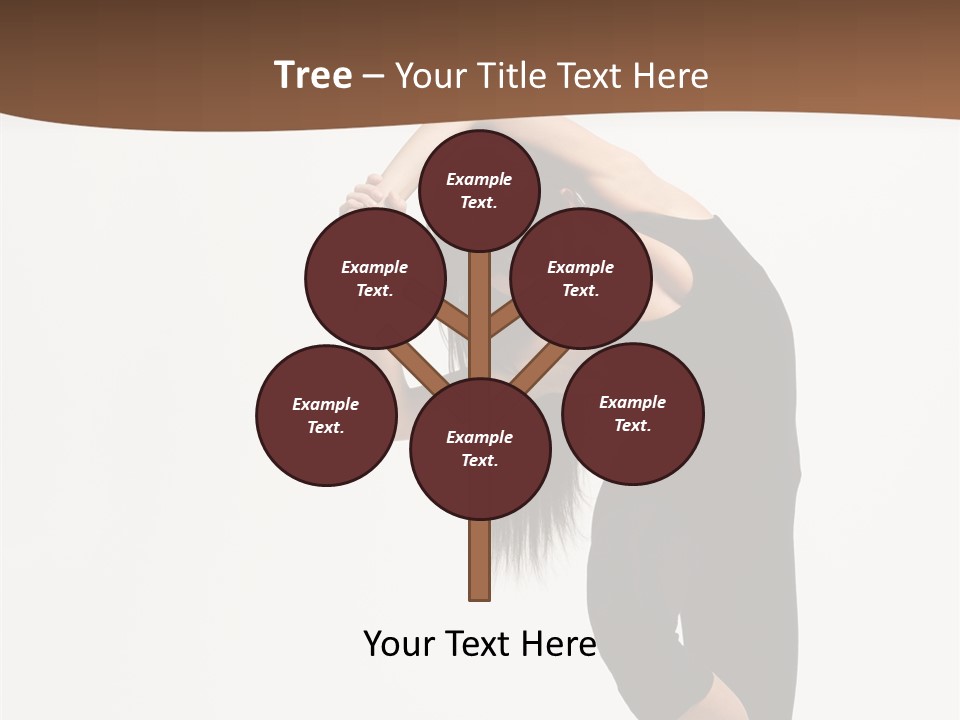 Beautiful Girl Stunt PowerPoint Template