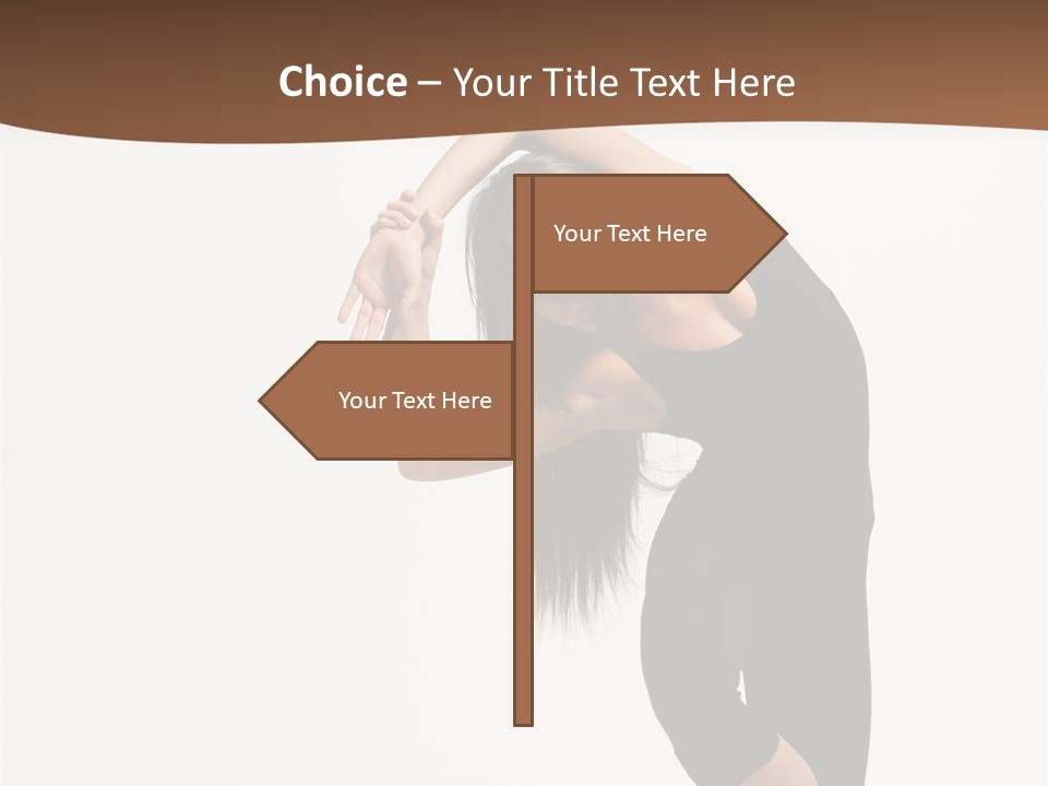 Beautiful Girl Stunt PowerPoint Template