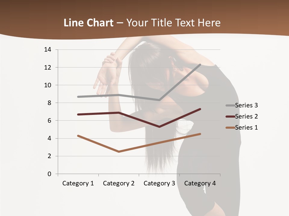 Beautiful Girl Stunt PowerPoint Template