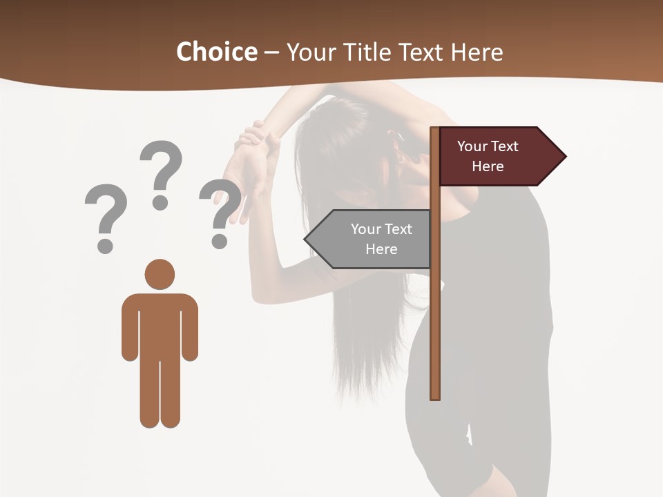 Beautiful Girl Stunt PowerPoint Template