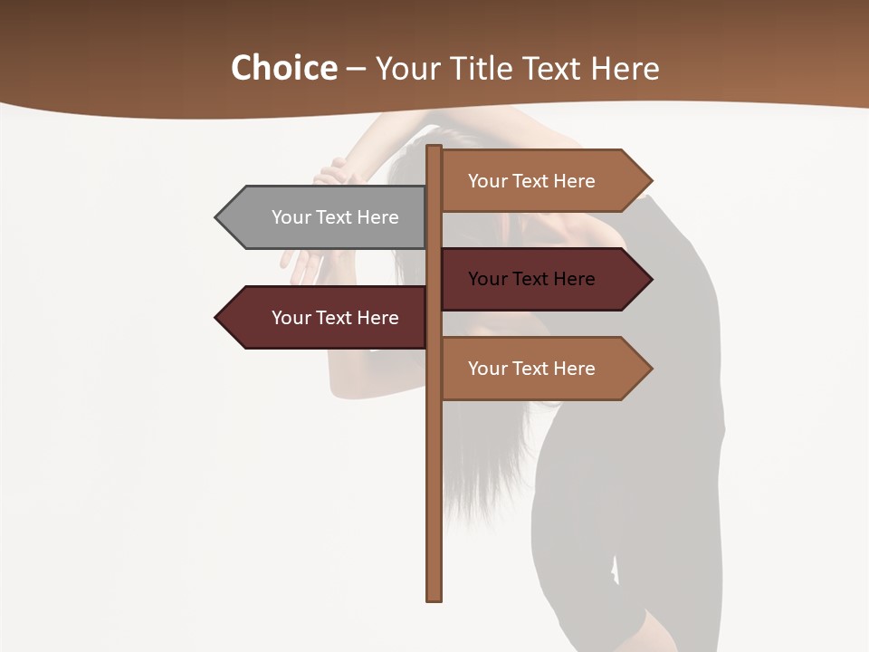 Beautiful Girl Stunt PowerPoint Template