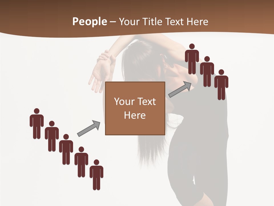 Beautiful Girl Stunt PowerPoint Template