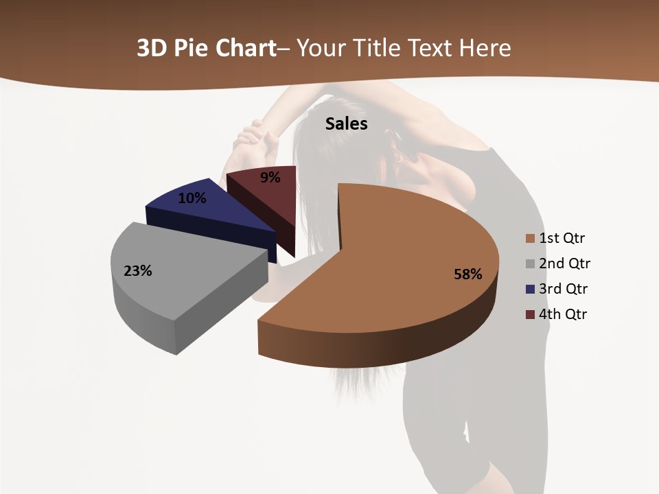 Beautiful Girl Stunt PowerPoint Template