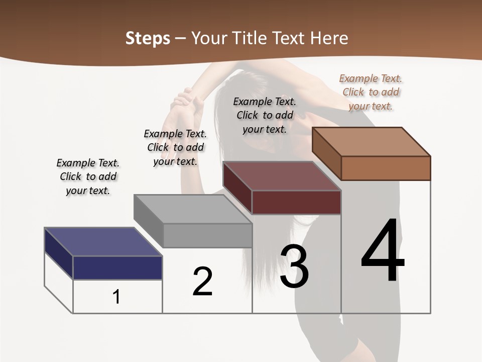 Beautiful Girl Stunt PowerPoint Template