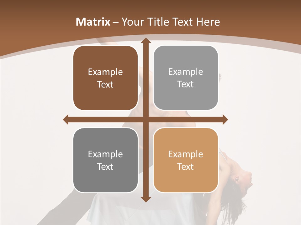 Dancer Woman Pose PowerPoint Template