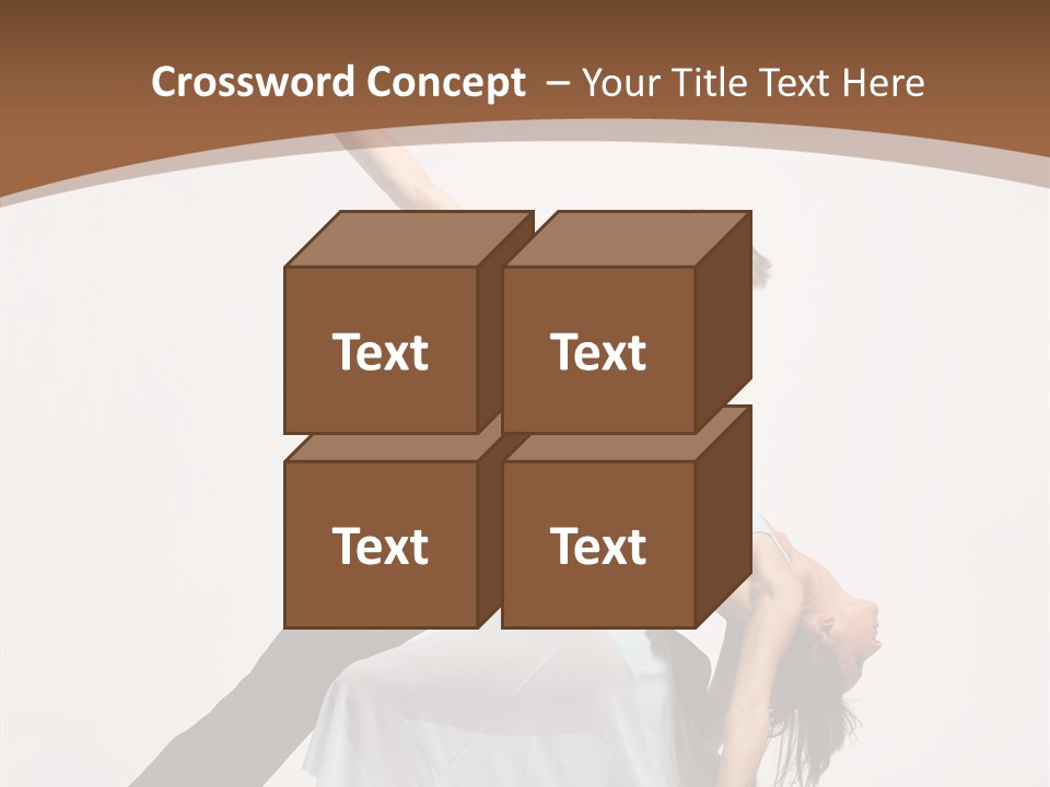 Dancer Woman Pose PowerPoint Template