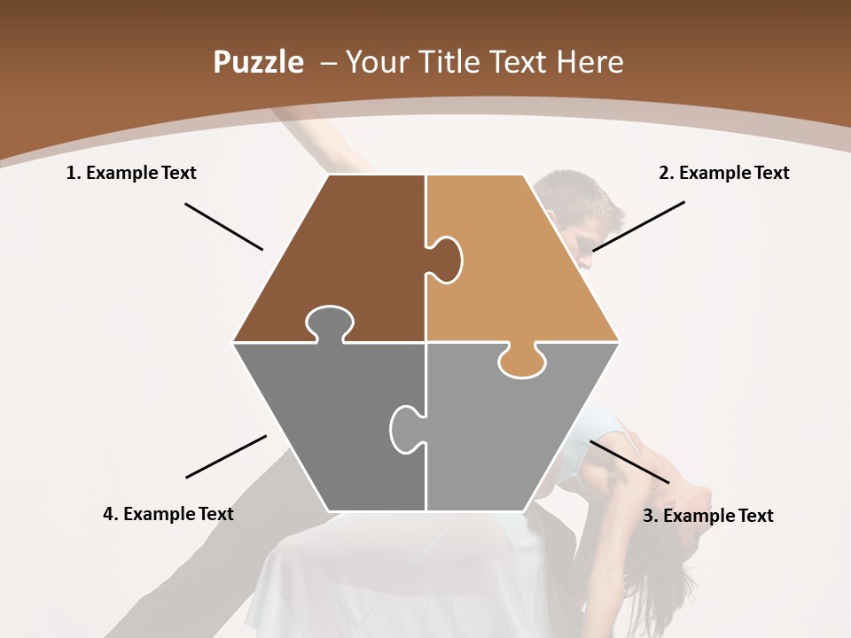 Dancer Woman Pose PowerPoint Template