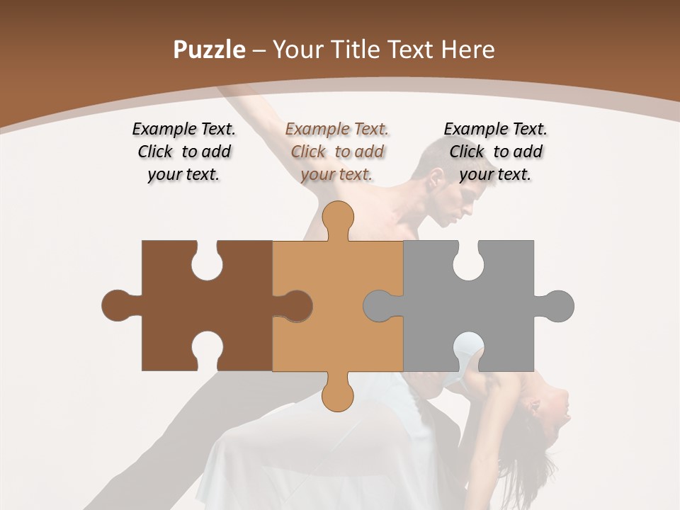 Dancer Woman Pose PowerPoint Template