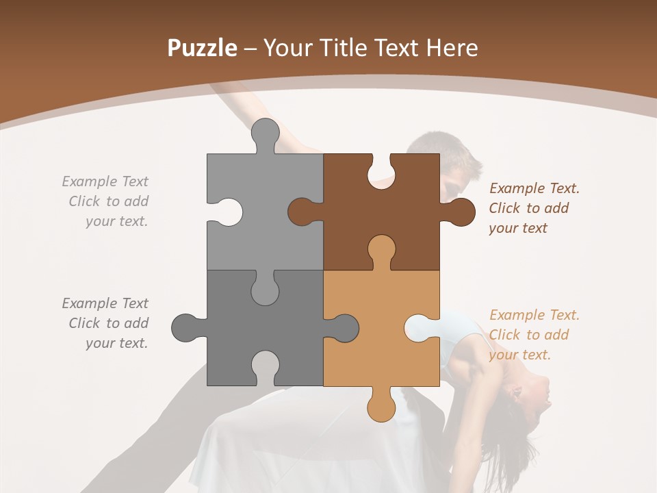 Dancer Woman Pose PowerPoint Template