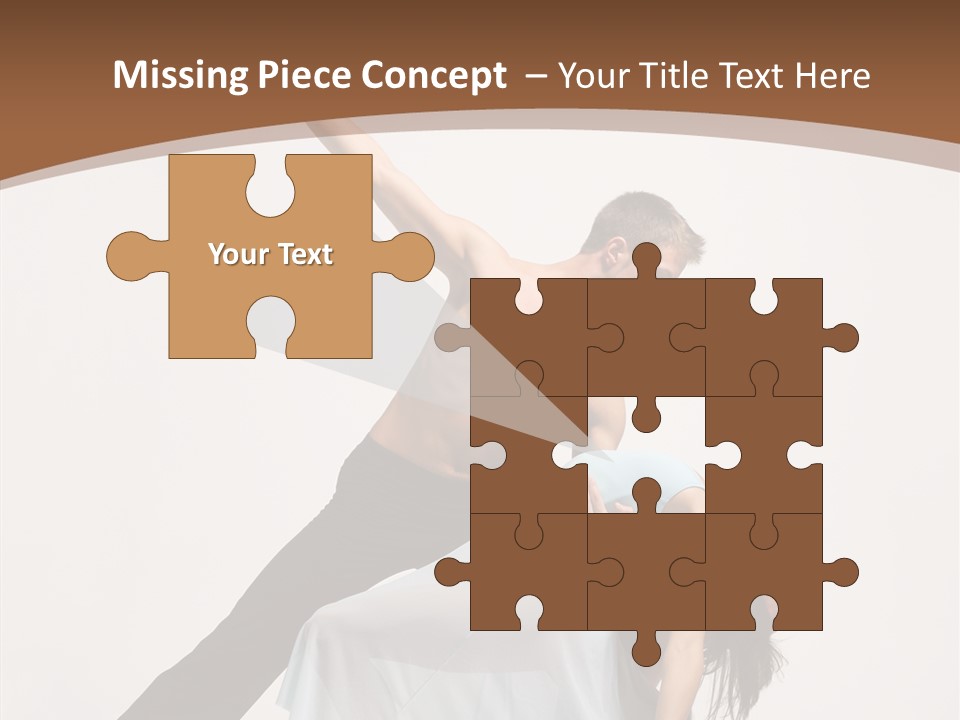 Dancer Woman Pose PowerPoint Template