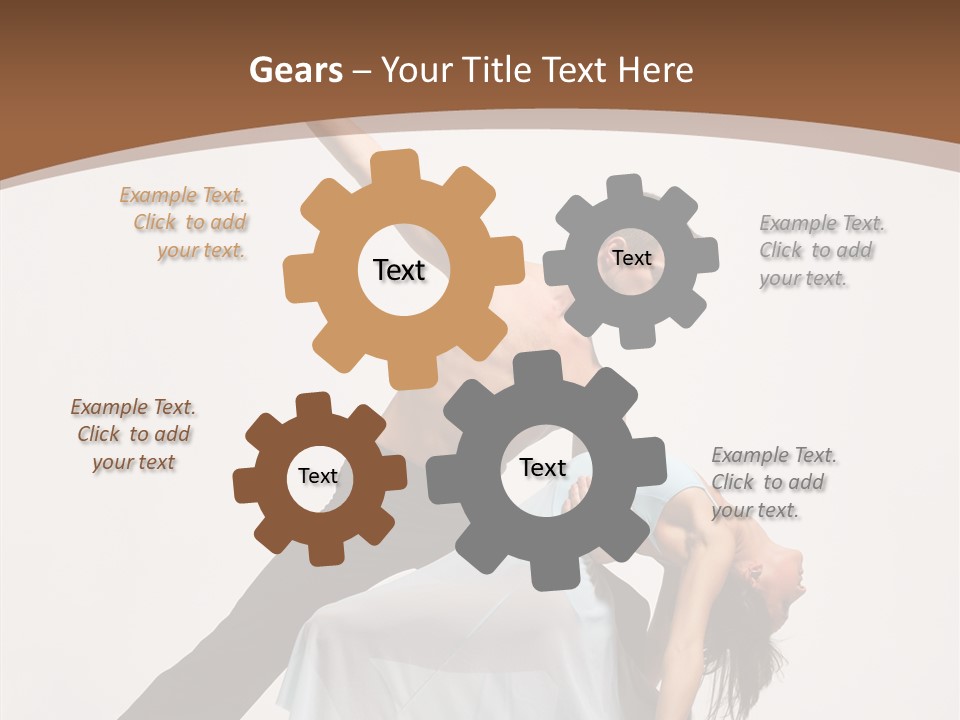 Dancer Woman Pose PowerPoint Template