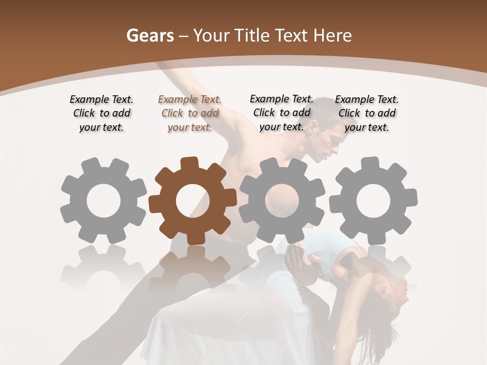 Dancer Woman Pose PowerPoint Template