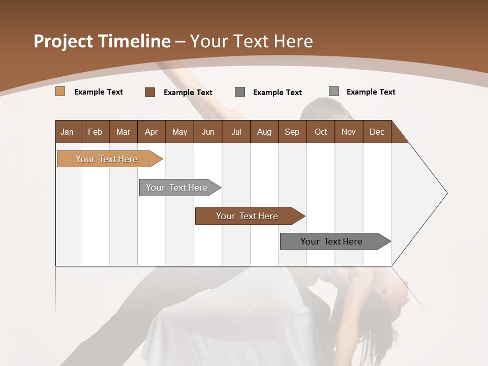 Dancer Woman Pose PowerPoint Template