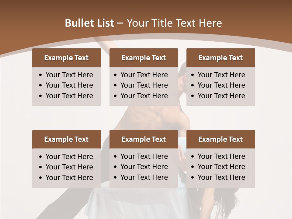 Dancer Woman Pose PowerPoint Template