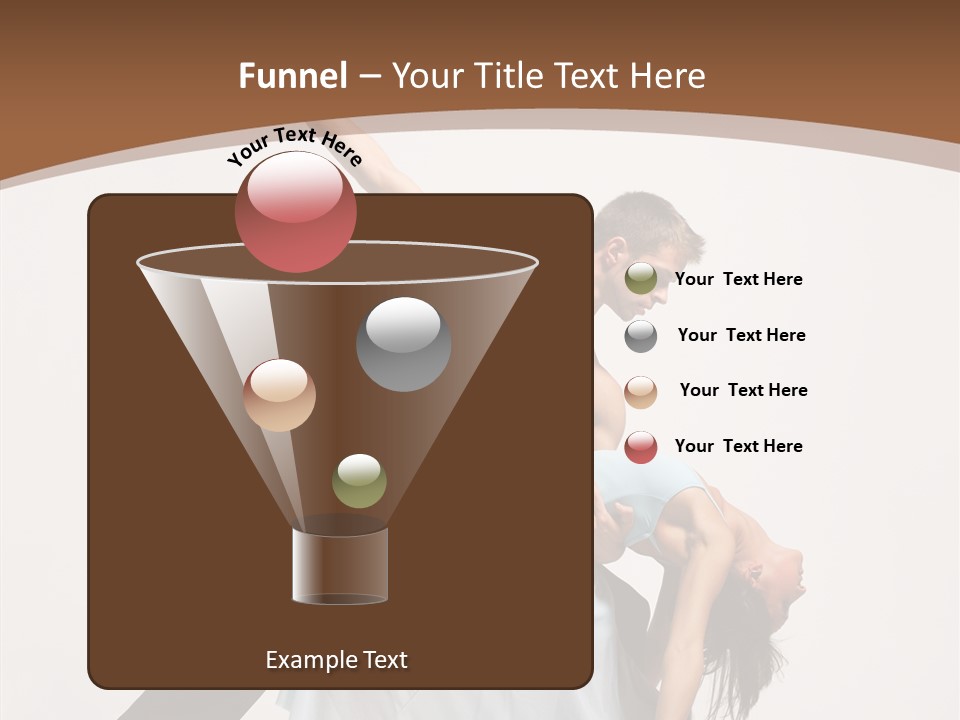 Dancer Woman Pose PowerPoint Template