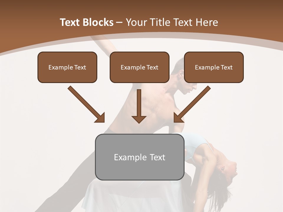 Dancer Woman Pose PowerPoint Template