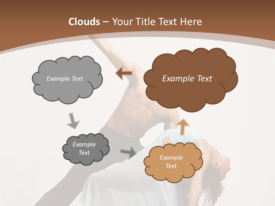 Dancer Woman Pose PowerPoint Template