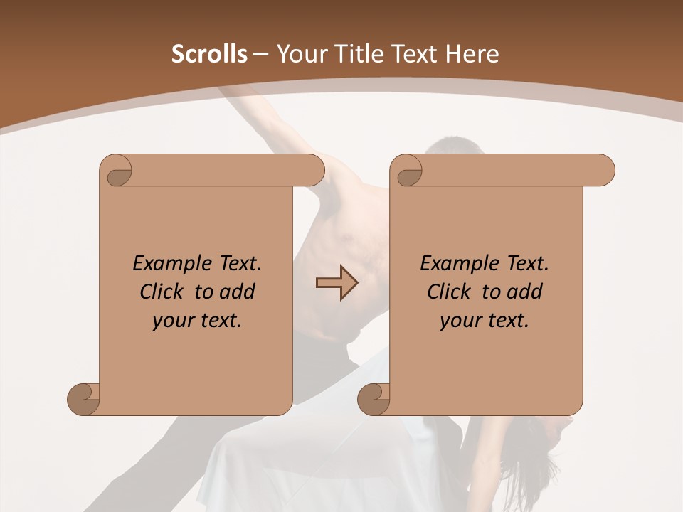 Dancer Woman Pose PowerPoint Template