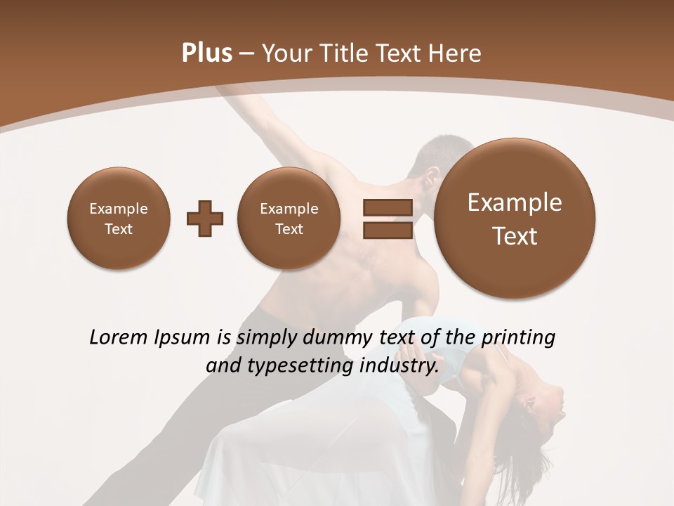 Dancer Woman Pose PowerPoint Template