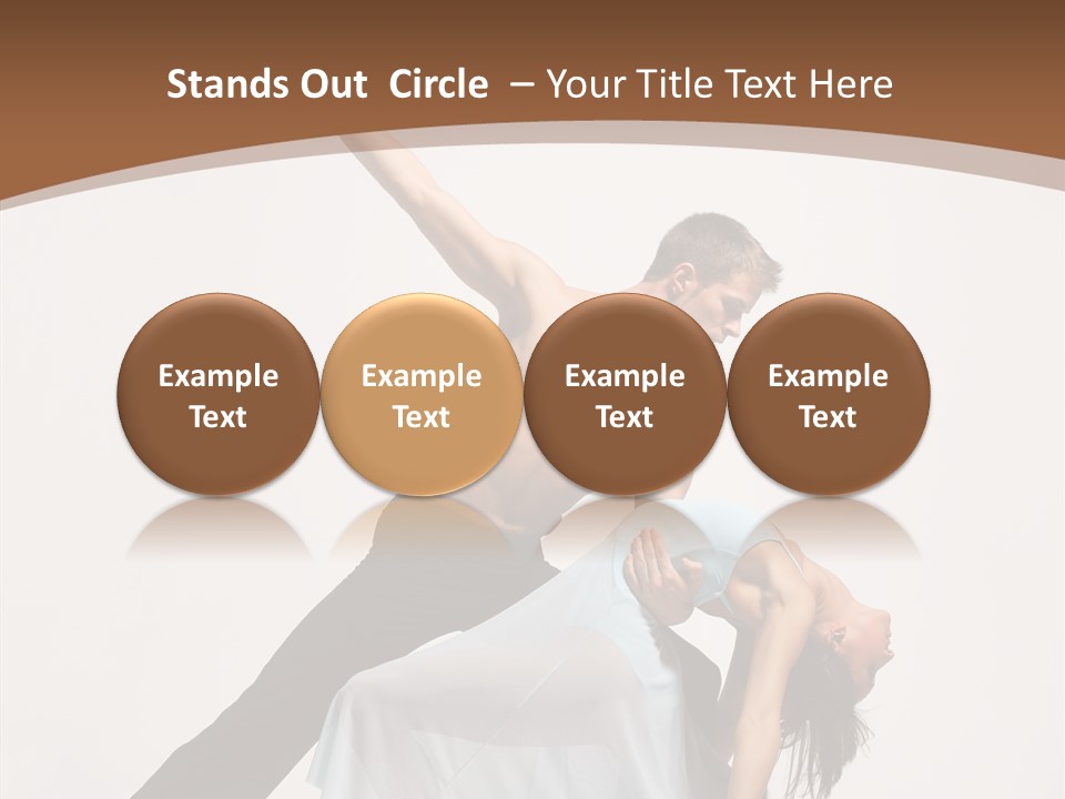 Dancer Woman Pose PowerPoint Template