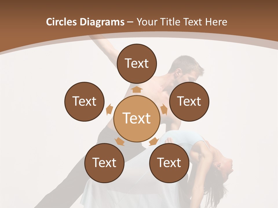 Dancer Woman Pose PowerPoint Template