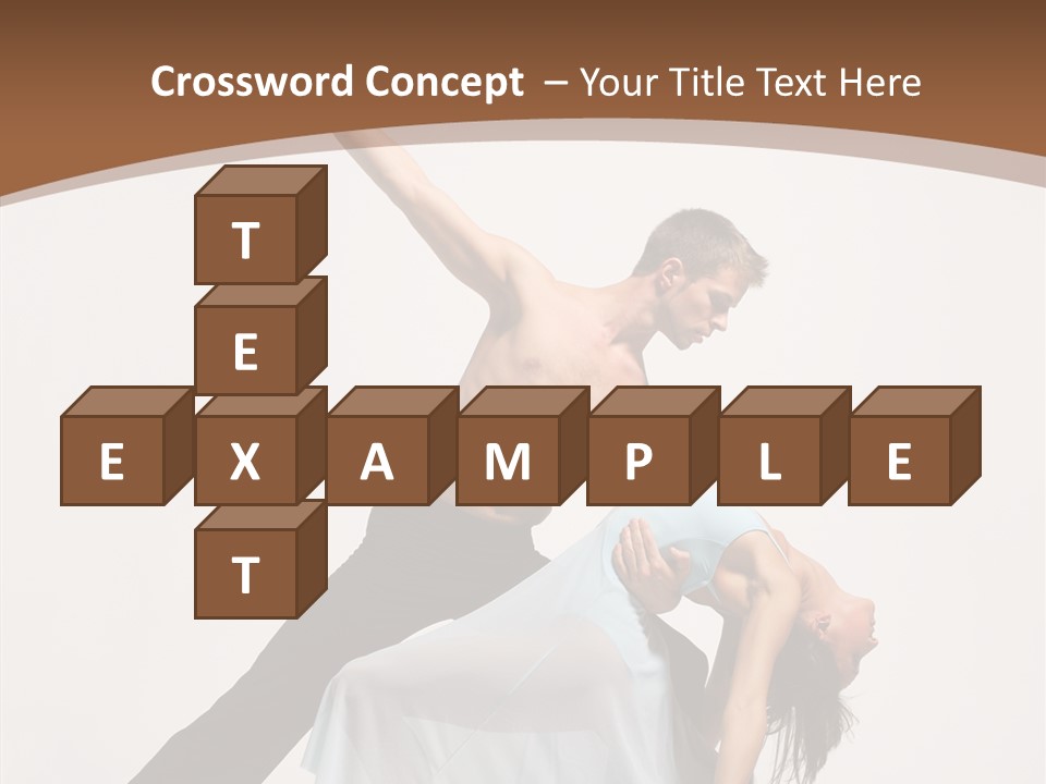 Dancer Woman Pose PowerPoint Template