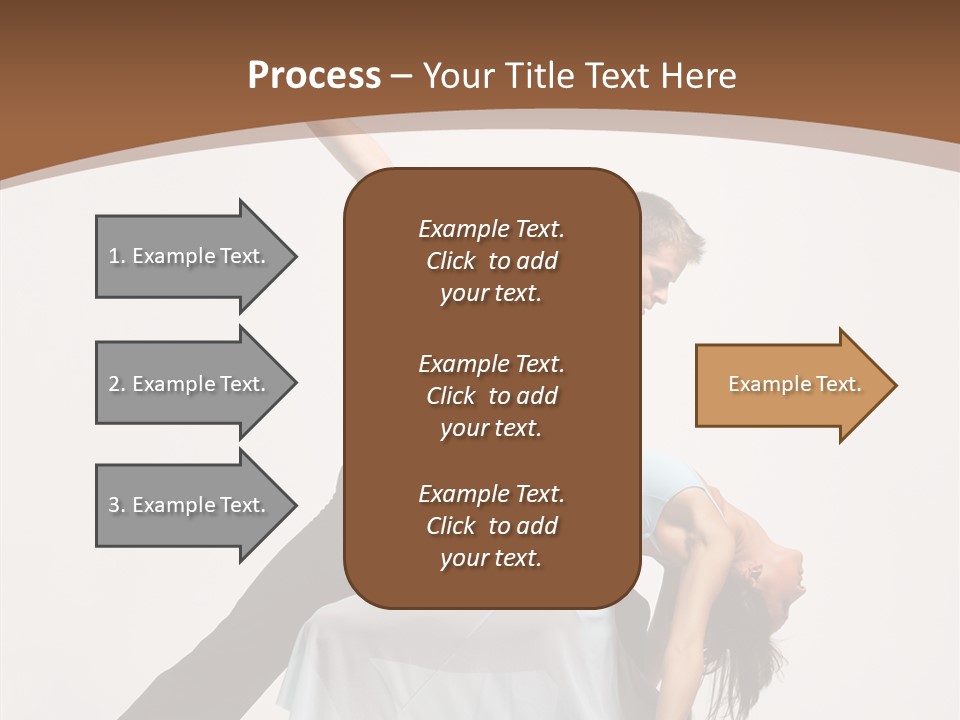 Dancer Woman Pose PowerPoint Template