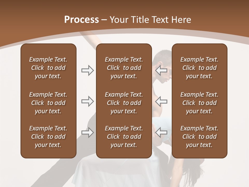 Dancer Woman Pose PowerPoint Template