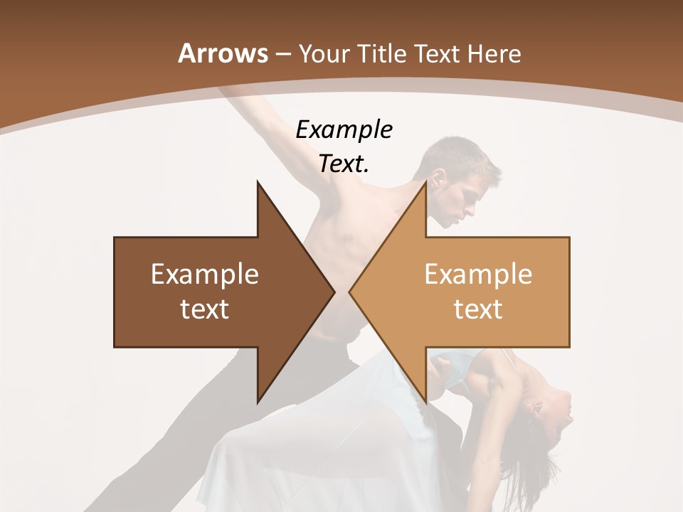 Dancer Woman Pose PowerPoint Template