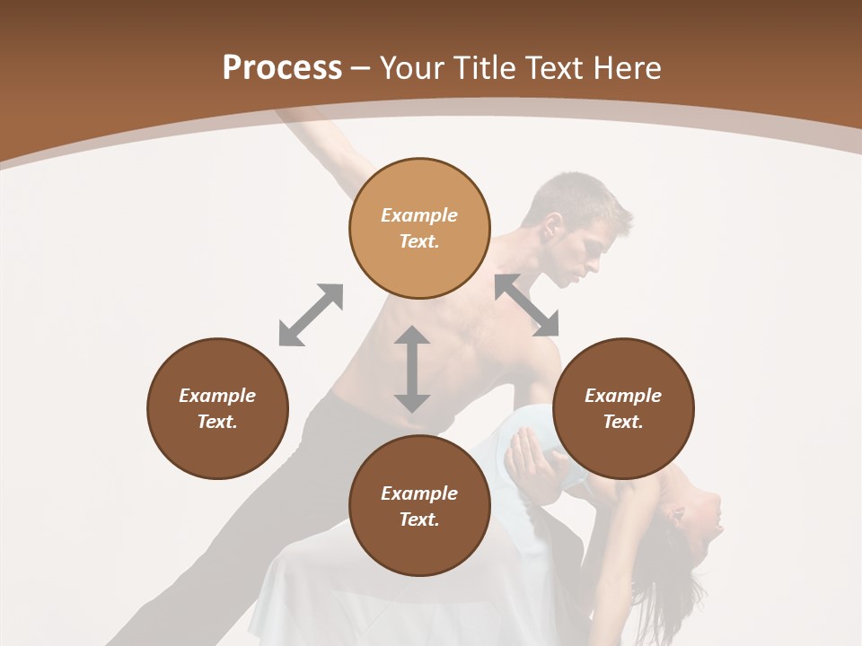 Dancer Woman Pose PowerPoint Template