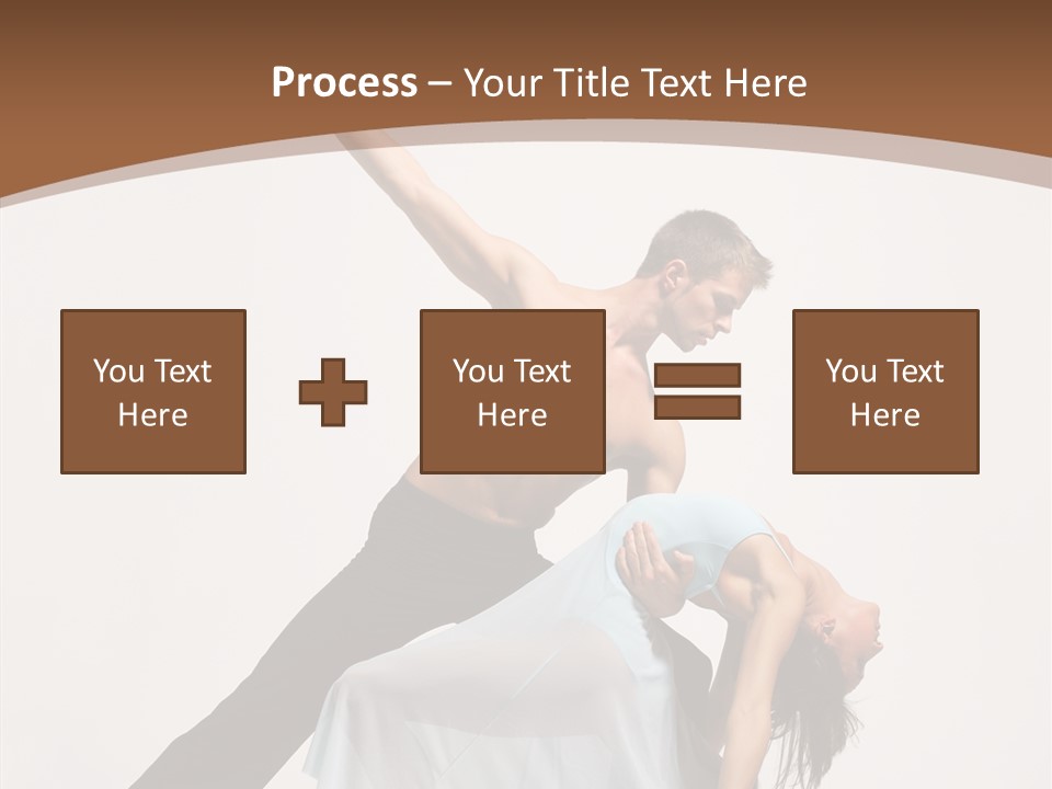 Dancer Woman Pose PowerPoint Template