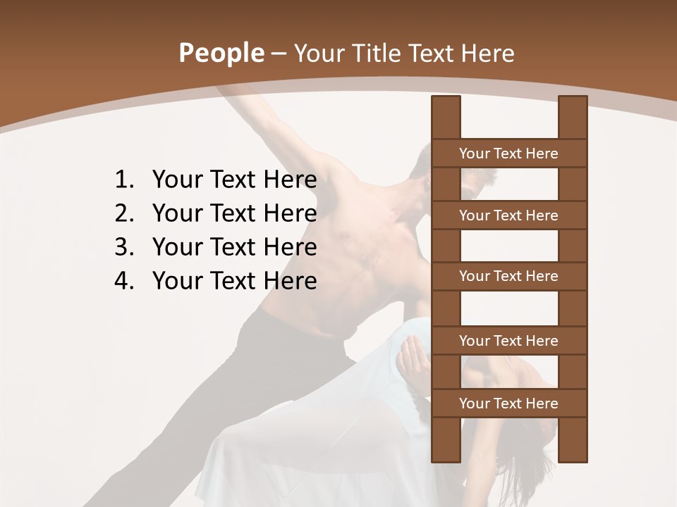 Dancer Woman Pose PowerPoint Template