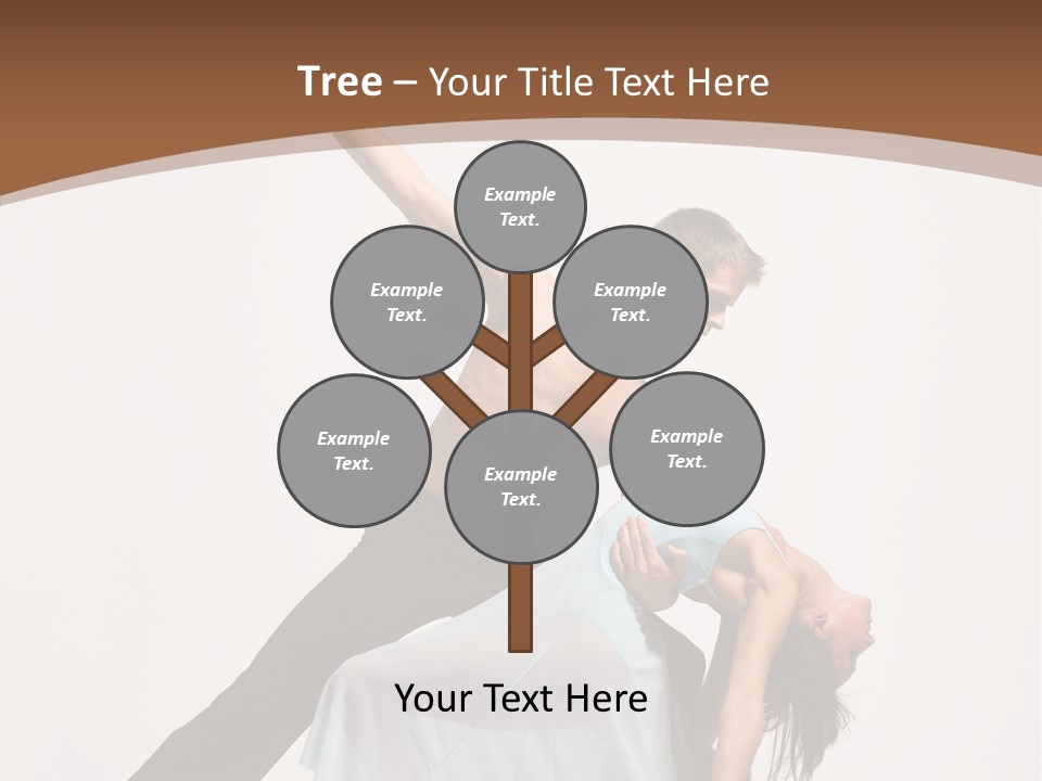 Dancer Woman Pose PowerPoint Template