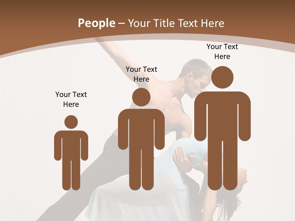 Dancer Woman Pose PowerPoint Template