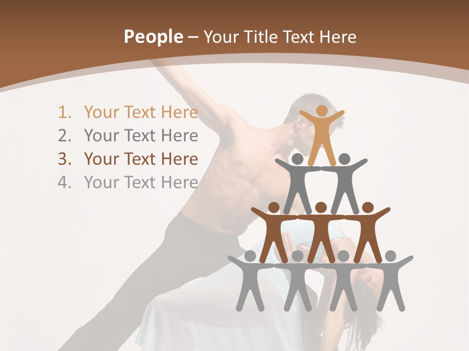 Dancer Woman Pose PowerPoint Template