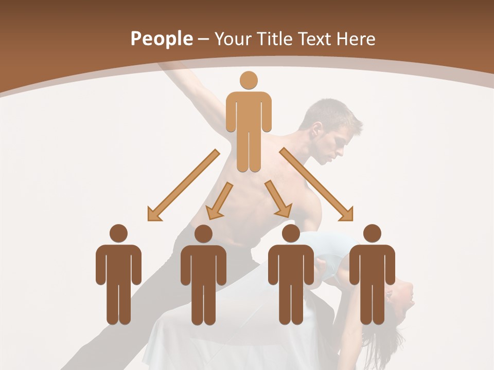 Dancer Woman Pose PowerPoint Template