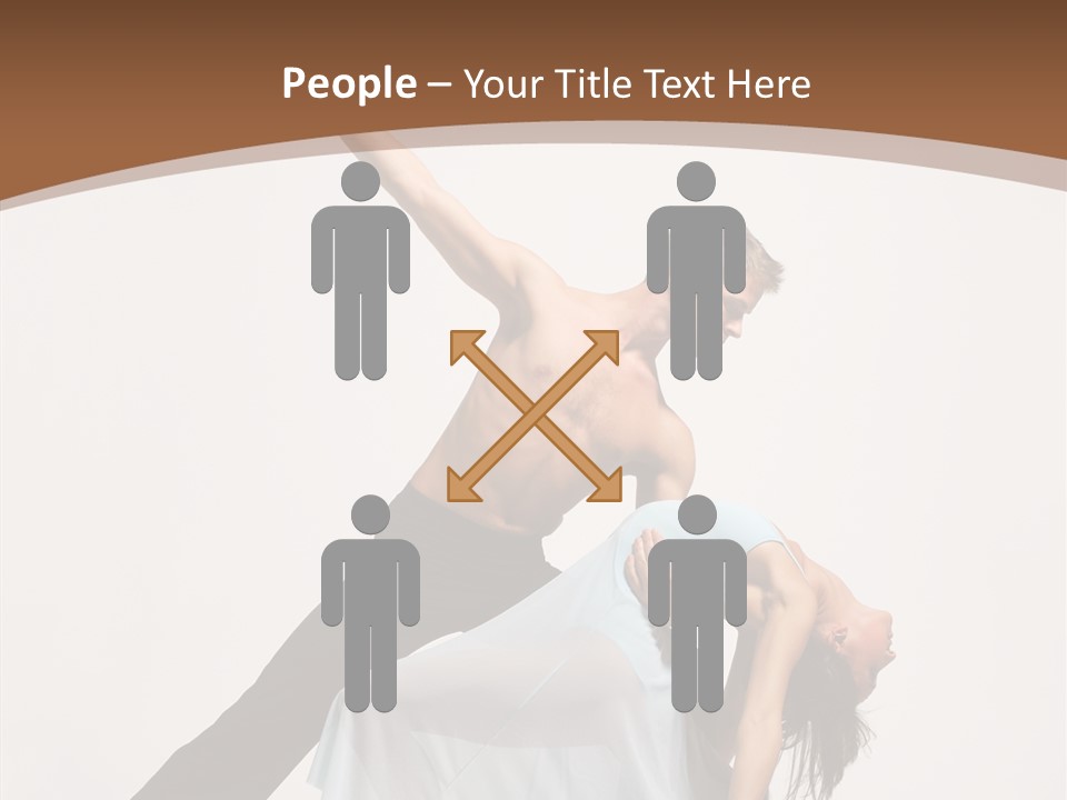 Dancer Woman Pose PowerPoint Template