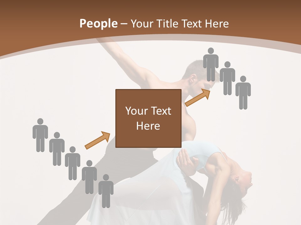 Dancer Woman Pose PowerPoint Template