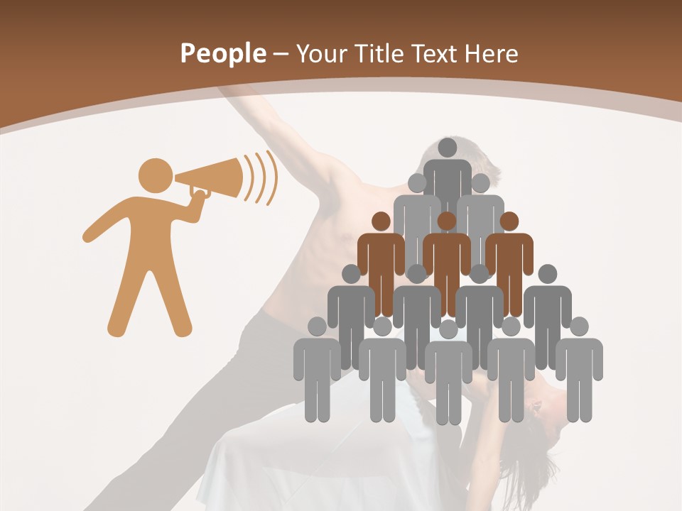 Dancer Woman Pose PowerPoint Template