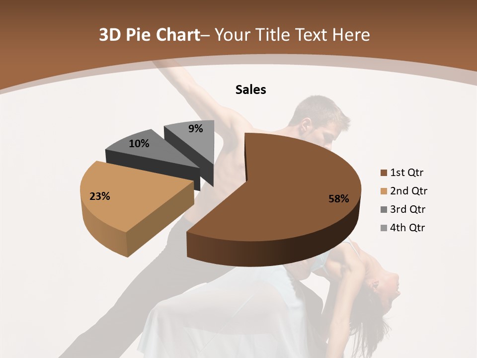 Dancer Woman Pose PowerPoint Template