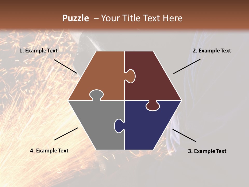 Technology Manufacturing Welding PowerPoint Template