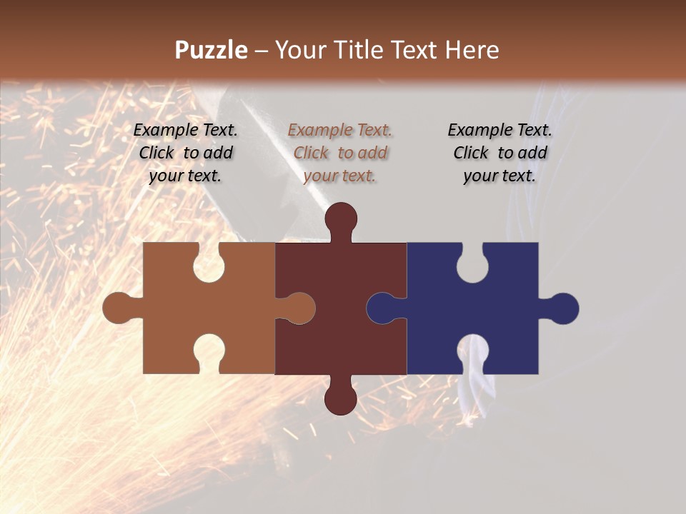 Technology Manufacturing Welding PowerPoint Template