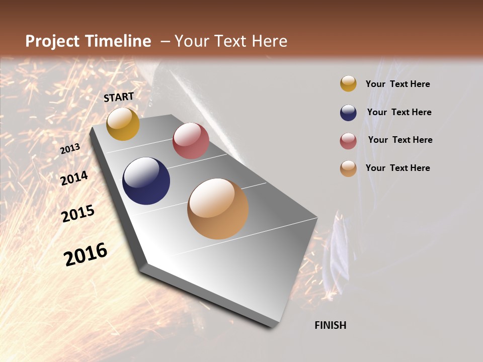 Technology Manufacturing Welding PowerPoint Template