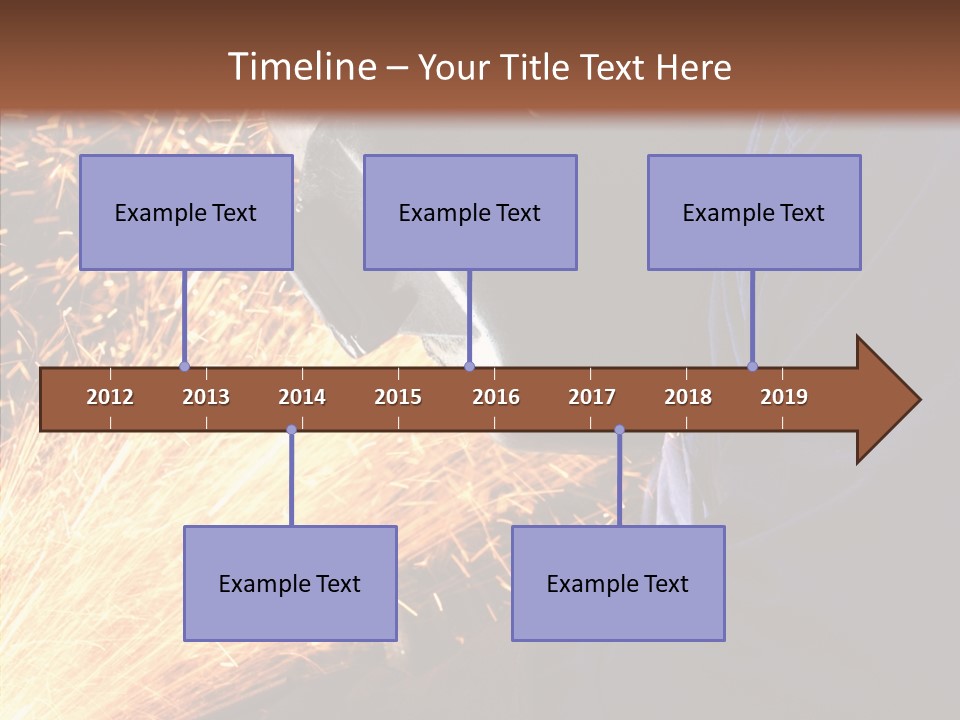 Technology Manufacturing Welding PowerPoint Template