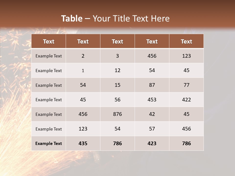 Technology Manufacturing Welding PowerPoint Template