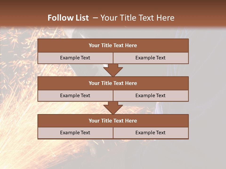 Technology Manufacturing Welding PowerPoint Template