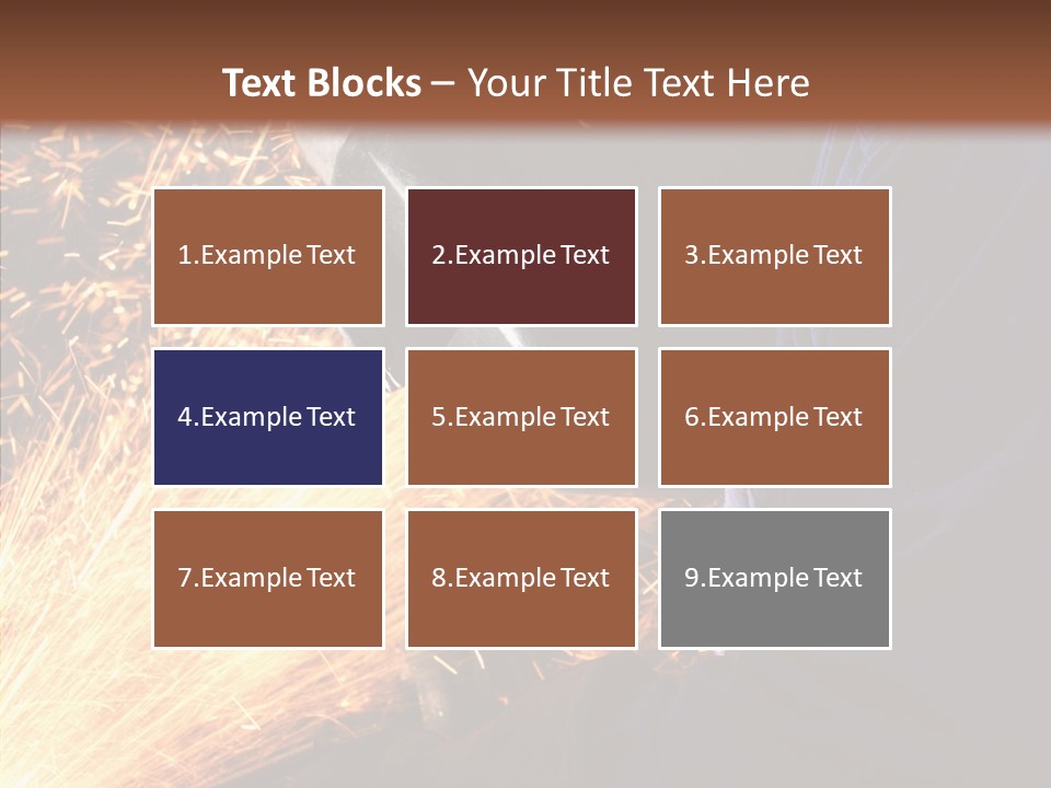 Technology Manufacturing Welding PowerPoint Template